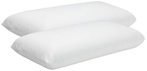 PIKOLIN Set 2 Cuscini Memory Foam da Hotel 90 cm - Adattabilità al collo e Ipoallergenici - Guanciale Letto Media Rigidità per Tutte le Posizioni di Sonno - Doppia Federa Traspirante e Morbida