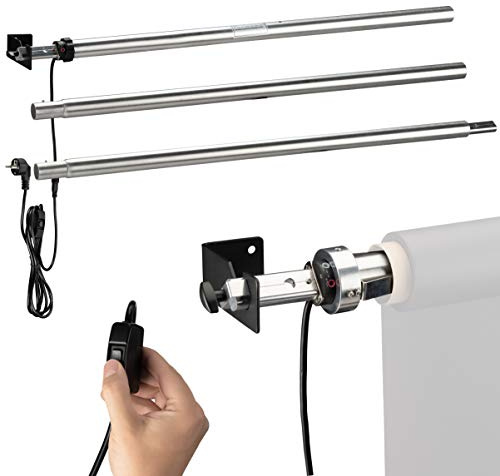 BRESSER MR-300 Système de Fond électrique pour 1 Rouleau de Fond