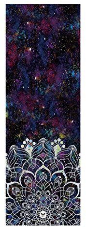 LIANYG Yoga Handtuch Umweltfreundliche Yoga-Matte Mikrofaser-gedrucktes Muster faltbar tragbarer Fitness Yoga-Handtuch weiche rutschfeste Indoor-Sportmatte Yoga Decke (Color : A3)