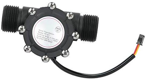 Sensore di flusso, contatore del misuratore di portata dell'acqua Contatore Hall G1 nella piscina con filettatura maschio DC324V YF G1 1-100L / min