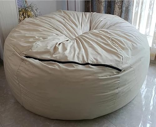 Wuttle Bean Bag Inner Liner, 6-7ft Inner Liner for Bean Bag Chair, Couch Cover, Seat, Lazy Sofa High Capacity Replacement Cover with Zipper (Size: D180H90CM)