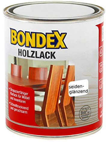 SoPo Holzlack farblos strapazierfähiger Lackanstrich für den Innenbereich (0,75L, seidenglänzend)