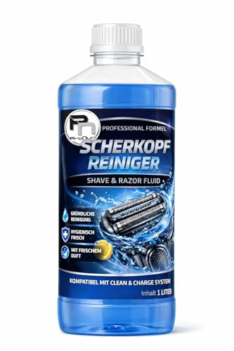 Scherkopfreiniger für Braun Rasierer, Clean & Renew Nachfüllflüssigkeit, Pulsonic Series 3 5 7, 1 Flasche