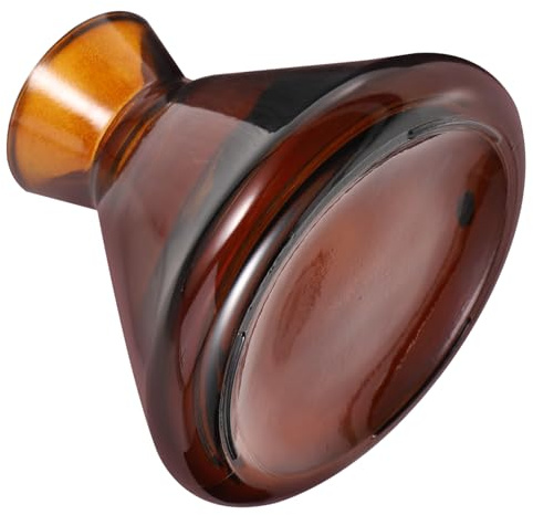 Hemobllo Flacone Diffusore in Vetro da 220ml Bocca Larga, Bottiglia Vuota per Oli Essenziali, Design Tromba per Diffusione Uniforme, Adatto per Aromaterapia e Ambienti Domestici