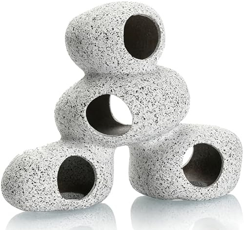 KFSCIP Fish Tank Decorations and Accessories, Aquarium Cave for Fish, Betta Fish Accessories and Fish Tank Ornaments, Fish Tank Rocks and Aquarium Caves and Hides, Dimensions 16 x 9.5 x 13 cm