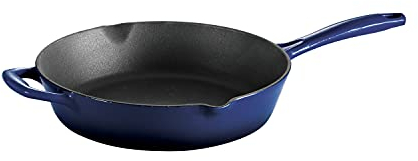 Tramontina Enameled Cast Iron Skillet, 10-Inch, Gradated Cobalt