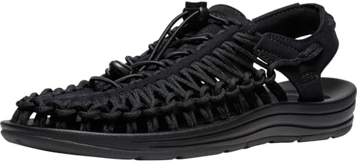 Keen Herren Uneek Sandalen Trekking-& Wanderschuhe, Schwarz (Black), 41 EU/7.5UK