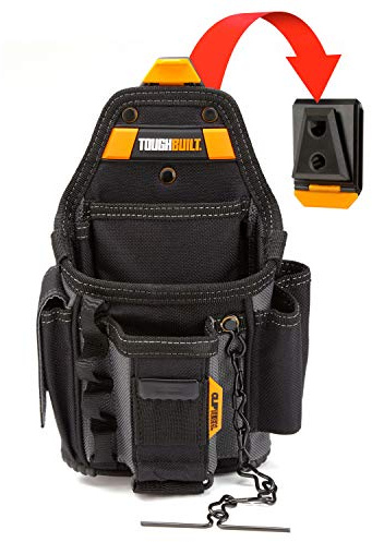 TOUGHBUILT TOU-CT-34 Small Electricians Pouch,Black