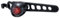 Cat Eye Orb Rear Polished, Fanale Posteriore Unisex Adulto, Nero, Taglia unica