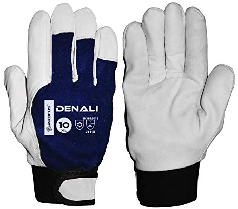 Profus Winter Arbeitshandschuhe Montagehandschuhe Machaniker Gefüttert Leder (DENALI-1) (11)