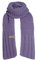KNIT FACTORY - Alex Schal - Lange Strickschal - Mit grobmaschige Strickmuster - Aus Wolle - Für Damen und Herren - Violett - 200 x 45 cm
