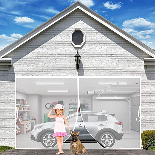 Zanzariera Magnetica per Porte Bianco 130x245cm Tenda Anti Zanzare Insetti Facile da Installare, per Porta Finestra Balcone Soggiorno