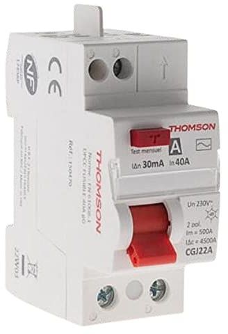 THOMSON Interrupteur Différentiel 40A/30mA Type A NF (Easy Connect)