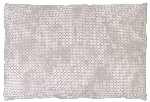 Cuscino di eucalipto bio - Cuscino profumato alle erbe 30x20cm Shabby chic grigio-beige + fodera interiore supplementare bio - 100% genuino. Eucalipto + Spelte di farro bio
