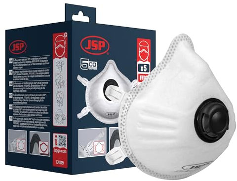 Masque moulé à usage unique 532 - FFP3 - Valve - Boîte de 5