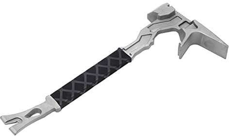 Multifunktions-Abbruchwerkzeug, Hammer, Nagelzieher, Meißel, Brecheisen, Manganstahl, Vielseitig Verwendbar Zum Stemmen, MeißEln, Klopfen, Installieren, Schwarz, Silber