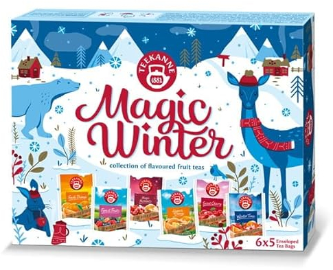 Teekanne Magic Winter Fruits Collection Box 6 x 5 Beutel Früchtetee (Winter Collection)