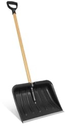 DAHLMANN Schneeschieber Schneeschaufel Schneeräumer Kunststoff/Blechschiene 50 cm