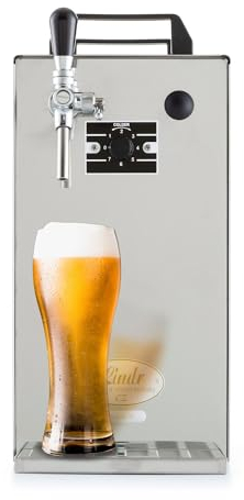 Impianto di raffreddamento, refrigeratore per birra, contatto 40/K di Lindr, spillatore per birra refrigerato, potente impianto di spillatura per birra, 1 condotto, 50 litri/h, Green Line