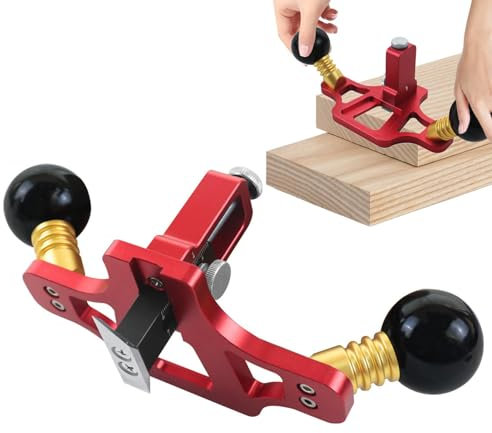 Cepillo de mano para madera, cepilladoras de madera para carpintería - Cepillo de acabado inferior para cepilladora manual de madera ajustable | Ergonómicos para carpintería Stru