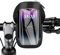 UKOFEW Handyhalterung Fahrrad Wasserdicht,Motorrad 360°Drehbarem Fahrradhalterung Lenkertasche,Fahrrad Handyhalterung Tasche Wasserdicht für 4.5-6.4 Zoll Smartphone