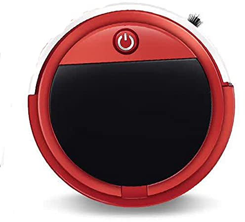 SETSCZY 2800Pa Aspirapolvere Robot Intelligente Telecomando Senza Fili Macchina per La Pulizia dei Pavimenti A Secco A Umido Spazzatrice Robot Aspirapolvere per La Casa,Rosso