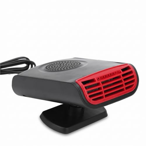 Bärbar Bilvärmare, 12V 150W Vindruteavfuktare och Defroster, 2 i 1 snabbuppvärmnings- och Kylfläkt, Anslut Till Cigarettändaren för Alla Bilar