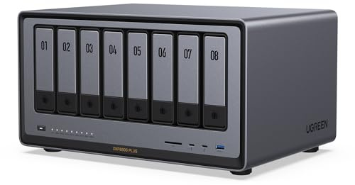 UGREEN NASync DXP8800 Plus 8-Bay Desktop NAS, 2 * 10GbE, 2 * M.2 NVMe Slots