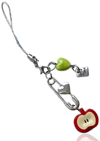 OQKAHIV 1 Stück Handy Anhänger Kette, Handy Lanyard, Handy-Anhänger, Süß Handyband, Handy-Anhänger, Telefon Lanyard Handschlaufe Handgelenkschlaufe Kette Lanyard Schmuck, Anti-Lost Anhänger Kette