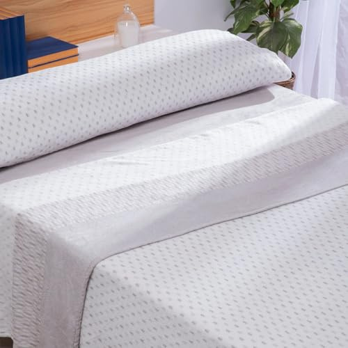 Acomoda Textil - Juego de Sábanas Coralina. Juego de Sábanas 3 Piezas de Invierno. Ropa de Cama Ajustable, Suave y Calida Fácil Mantenimiento. (Milba Gris, 90 cm)
