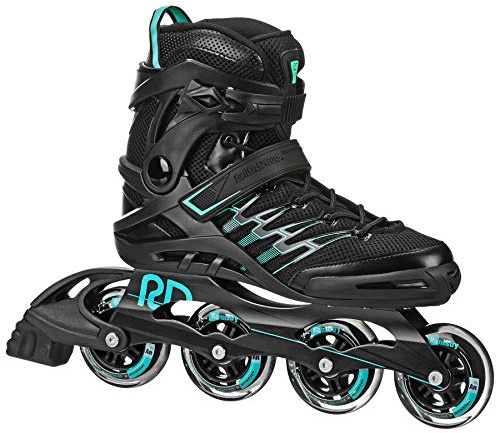 Roller Derby Q-84 Women's Inline Skates - Black/Teal - Size 09