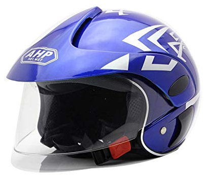 Motocross Helmet for Kids,Motorcycle Helmet for Children,Boys & Girls,Bicycle,Scooter,Outdoor Sports,Sun Visor,Gift,for 3-10 Years Old,48~52 CM,Bright Web,Blue