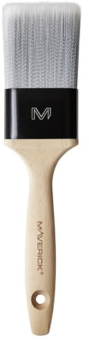 Maverick 204 Series S Paint Brush 2.5 Professional Straight Cut Twista Head with FSC Wood 2.5 inch