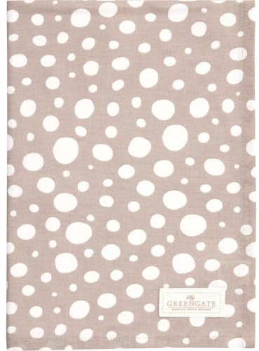 Greengate Neva Geschirrtuch beige 70x50cm