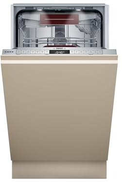 NEFF S857YMX02E, N 70, Smarter Geschirrspüler Vollintegriert, 45 cm, Besteckschublade, Zeolith-Trocknung, besonders leise Spülmaschine, höhenverstellbarer Oberkorb, Schmutzerkennung, Aqua Stop