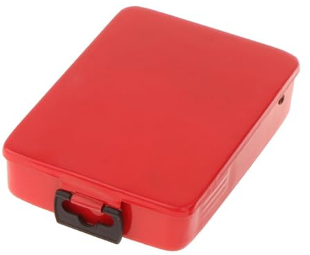 ＡＷＨＡＯ Caja para brocas helicoidales, soporte para brocas, hierro, accesorio vacío resistente, caja de almacenamiento indexada, caja de índice para brocas, 19 ranuras