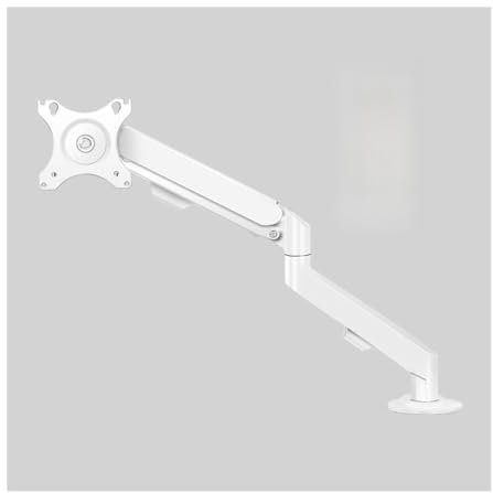 Staffa TV Supporto for monitor singolo, supporto da scrivania con braccio for monitor singolo, braccio for monitor con molla a gas completamente regolabile, adatto for monitor piatti/curvi da 17-30 e