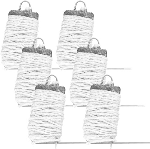 CraftyDream 6 Pack 3 Pack/6 Pack Crab Throw Line Length 30 Ft/ 9 M Crab Weighted Throw Crabbing Equipment with 4 Oz Lead Weight Crabbing Trap Line Kit Drop for Catching Fishing