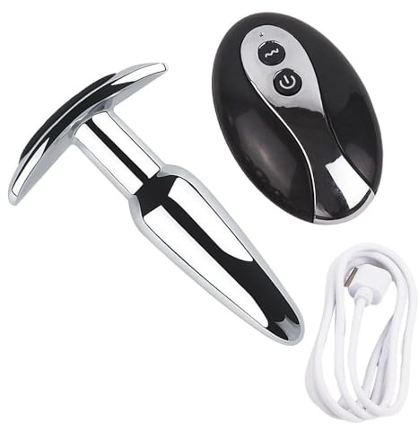 Plug Anal Vibromasseurs Plugs Anals, Débutante Sex Toys 10 Modes, Sextoy Anal Homme Vibromasseur avec Telecommande Sex Toy, Gode Anal Plug Sex Toýs pour Femme Homme (C)