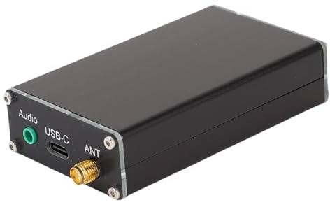 Sxhlseller 0,5W FM-sändare, Bärbar FM-sändningssändare med LCD-skärm, FM Stereo-sändare för en Liten FM-radiostation med 1M Teleskopantenner 2 Km 76-108MHz 500MW
