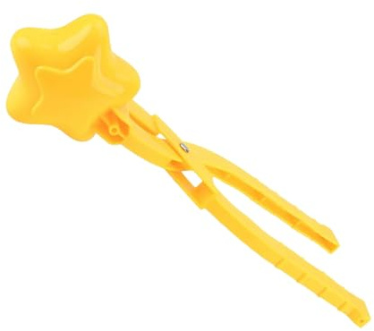Kids Snowball Maker Star Shape Snowball Fist Fist For Snowball Play Tools Sledge For Winter Activities Perfect For Outdoor Play And Adventur (Yellow, One Size)