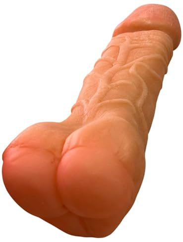 CUPIDO TOYS 2 in 1 Sex Toy Guaina Fallica Prolunga Pene + Masturbatore, Guaina Realistica Dildo Penetrabile per Coppia o Uomo