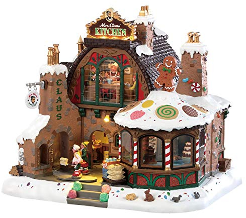 Lemax Christmas Village Mrs. Claus Kitchen With 4.5V Adaptor - 85314