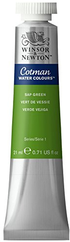 Winsor & Newton Cotman 21ml Water Colour Tube - Sap Green
