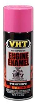 VHT SP756 550° Engine Enamel High Heat Spray Paint – Hot Pink– 11 oz. Aerosol Can
