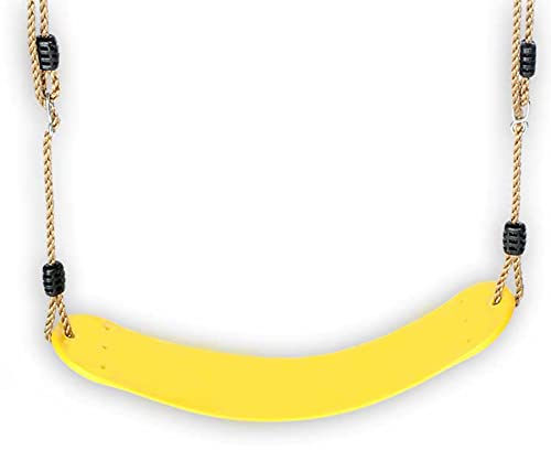 Gartenpirat Elastischer Schaukelsitz gelb aus Kunststoff