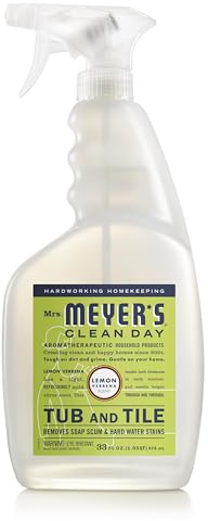 Mrs. Meyer's Tub and Tile Cleaner, Lemon Verbena 33 Fluid Ounce