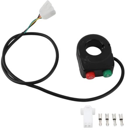 2 in 1 Fari per motocicletta Tromba Accensione/spegnimento Interruttore Manopola Manopola Interruttori Pulsante per moto Scooter Moto elettrica