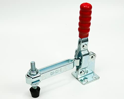 INGDAUM® 1 Stück GH-101E Vertikalspanner, Einstellbare Kniehebelspanner, Schnellspanner, Knebelklemme (1, GH-101E (180 kg))
