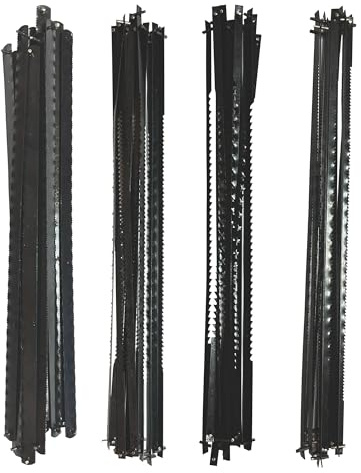 FOXBC 6-1/2 Coping Saw Blade Assortment with 10 TPI, 15 TPI, 20 TPI, 32 TPI - 48 Pack